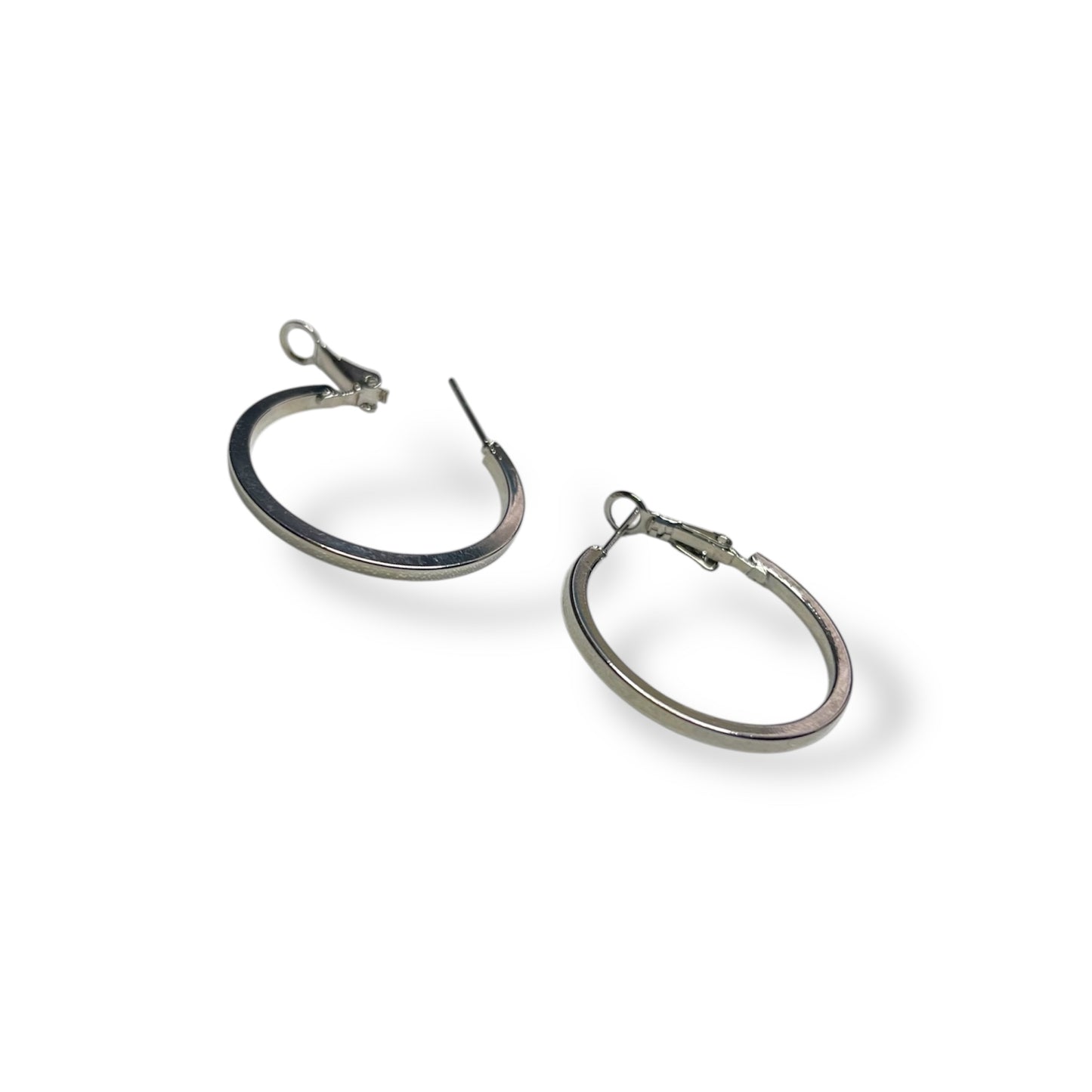 Pendiente aro recto