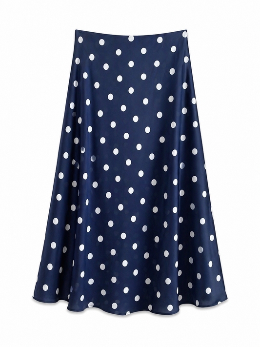 Falda Midi Topos