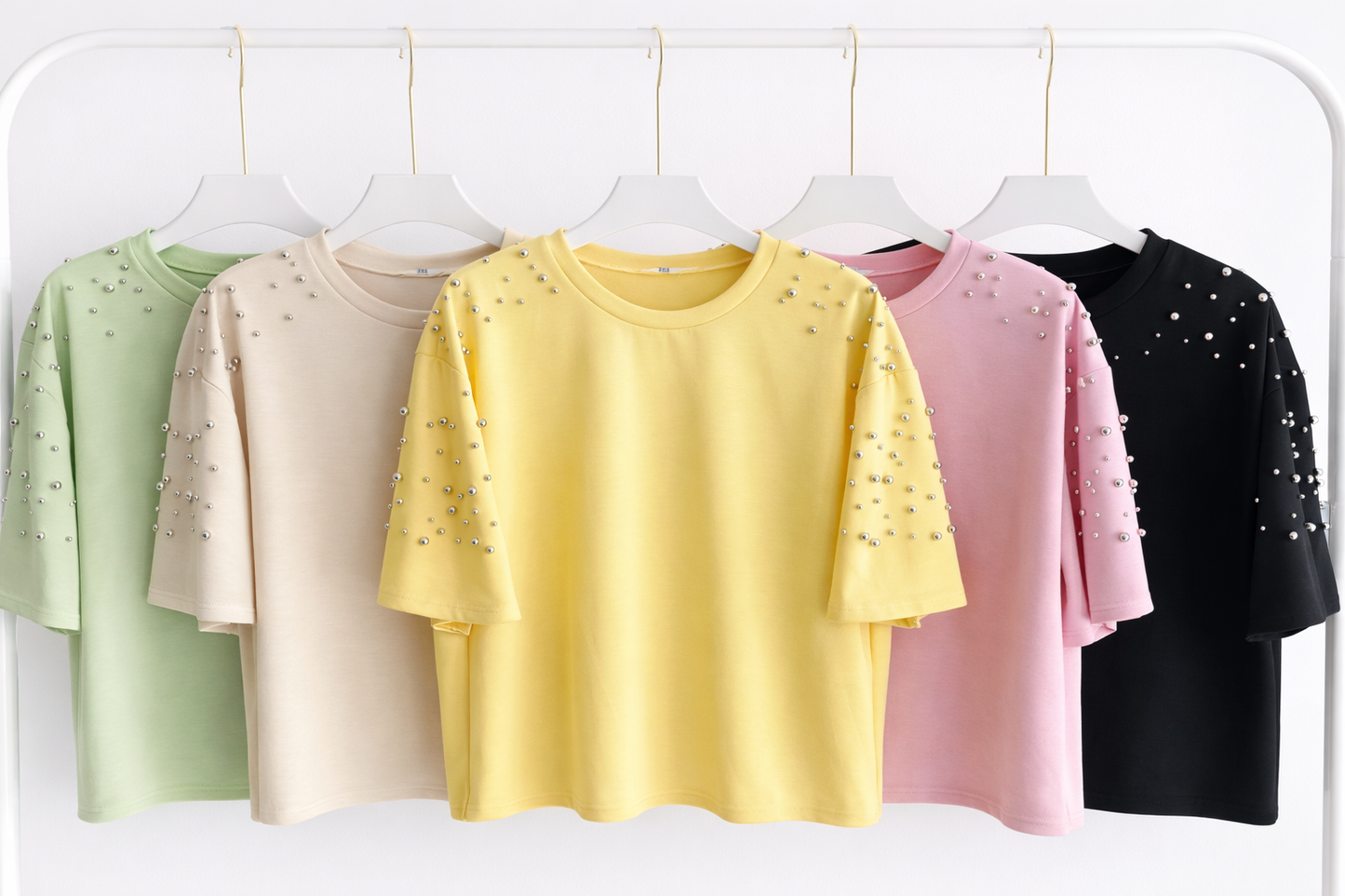 Camiseta Tachas Oversize
