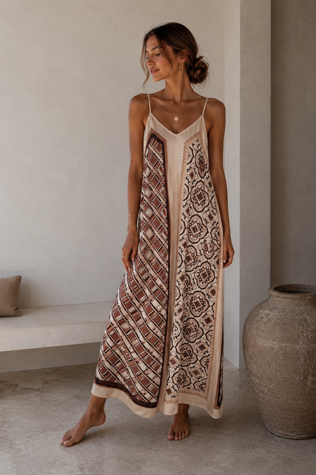 VESTIDO SATÉN LIM