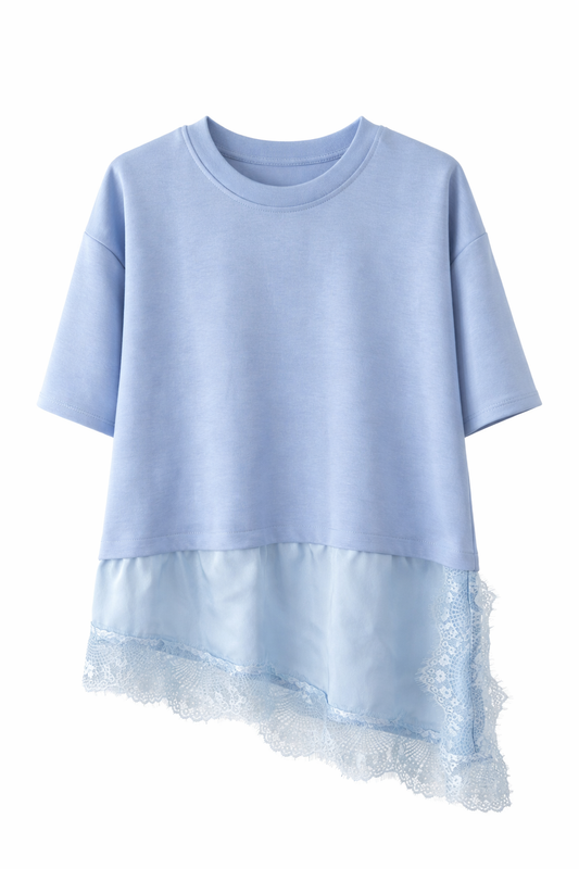 Camiseta Asimétrica Lencera