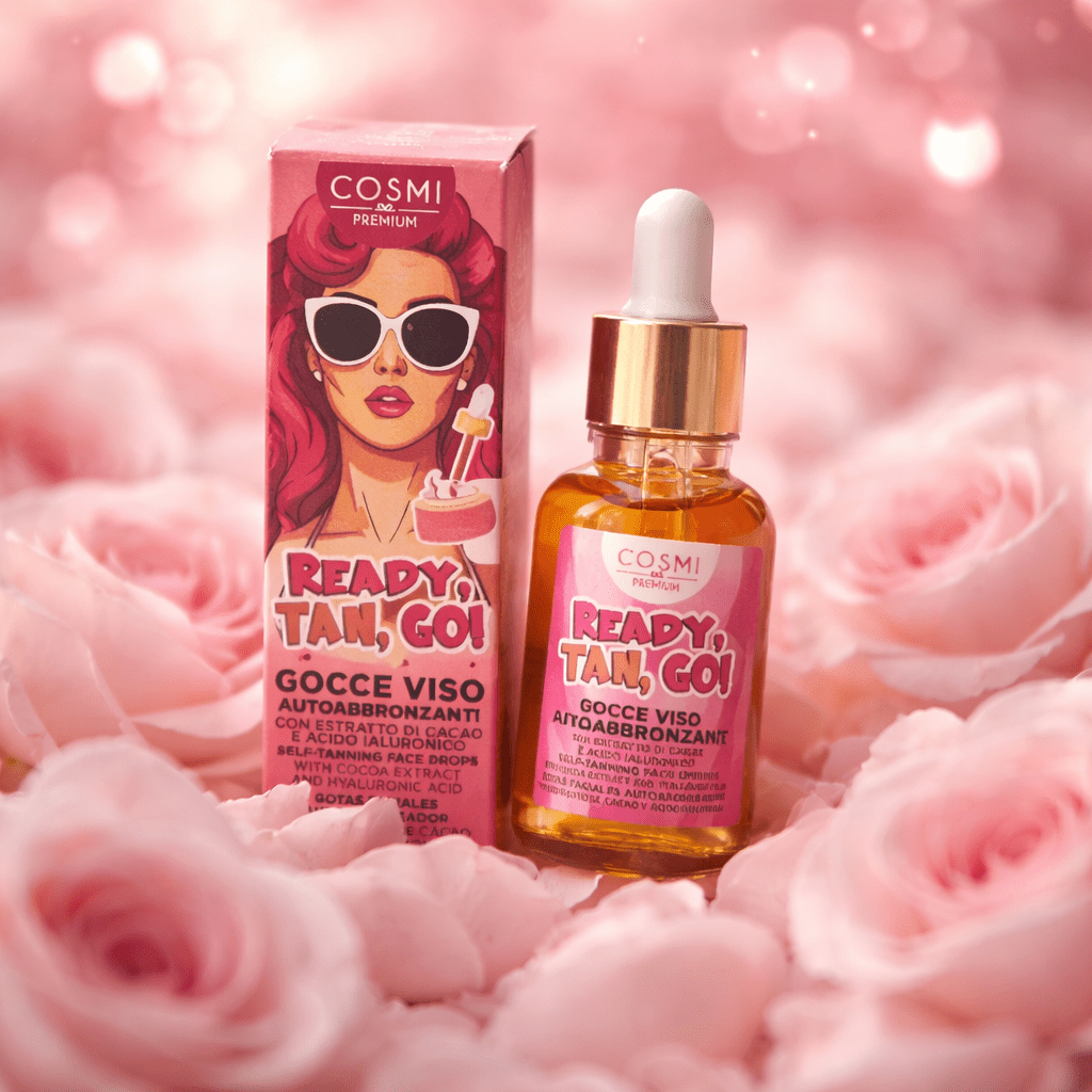 Autobronceador Facial con Ácido Hialurónico y Extracto de Cacao