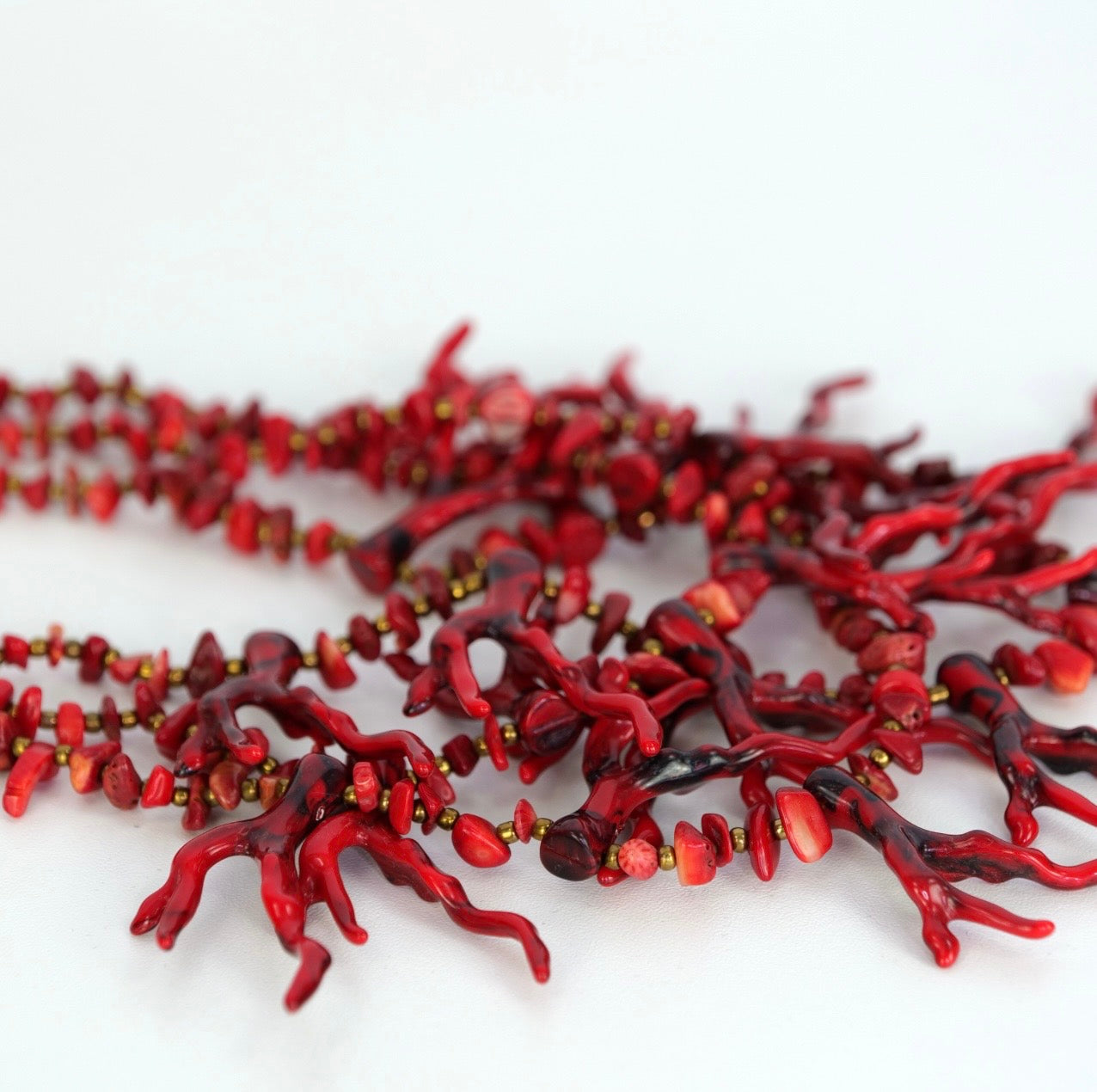 Collar Coral Rojo