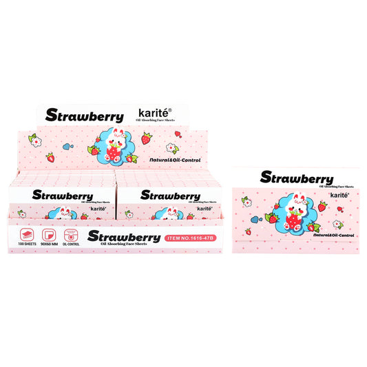 Papel Matificante Facial Strawberry. 100uds