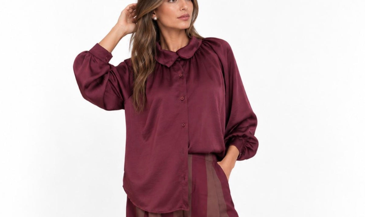 BLUSA SATINADA