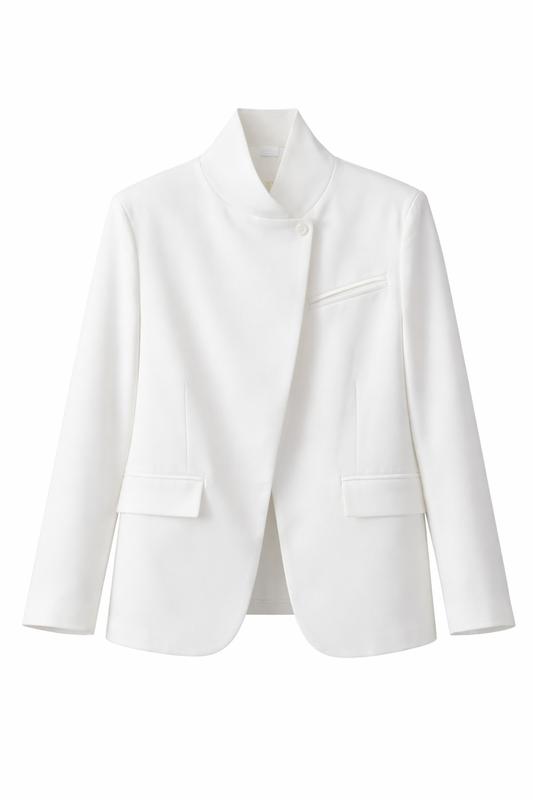 Blazer Cuello Blanca
