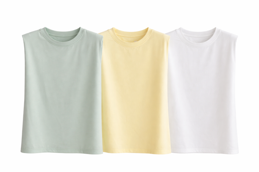 Camiseta sisa hombrera
